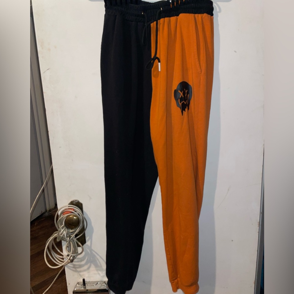 dual color sweatpants